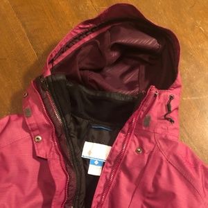 COLUMBIA 3-IN-1 INTERCHANGE JACKET SIZE M